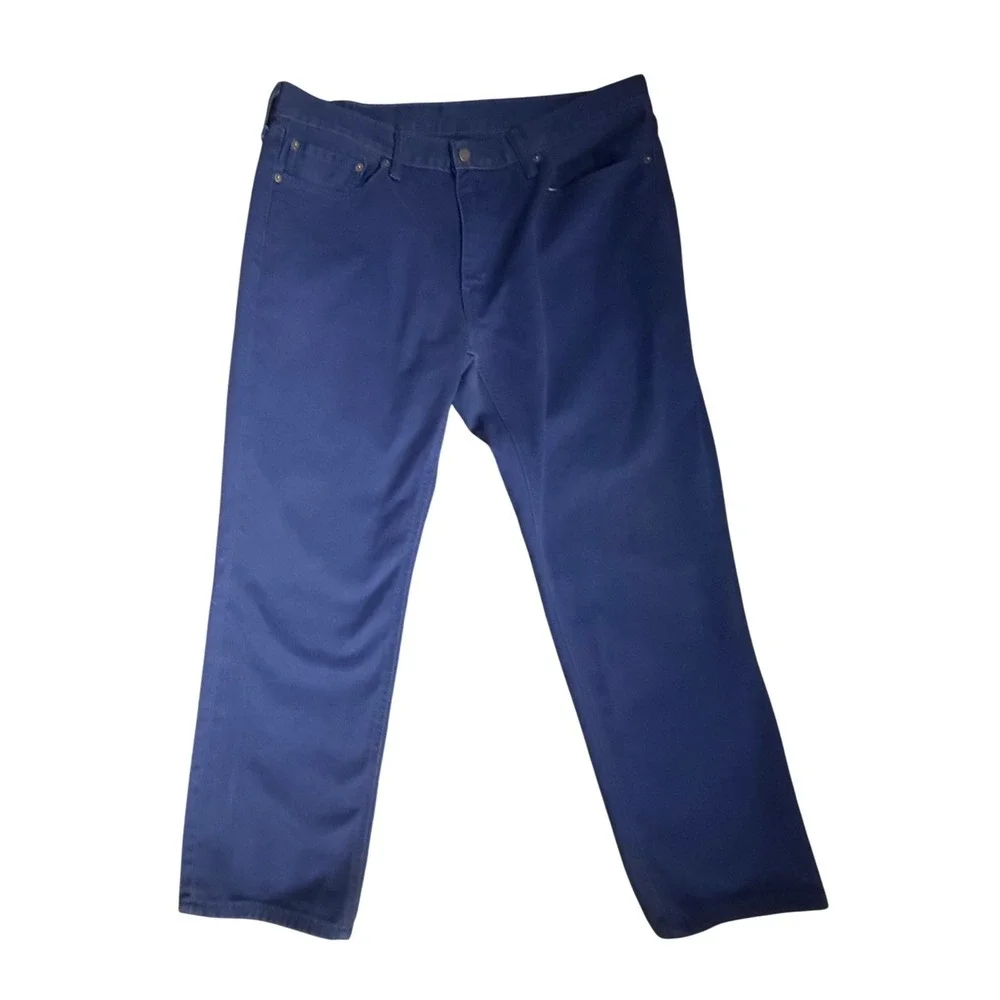 Levi's 541 Athletic Taper Pants Mens 36x30 Blue White Tab Cotton Twill Chino